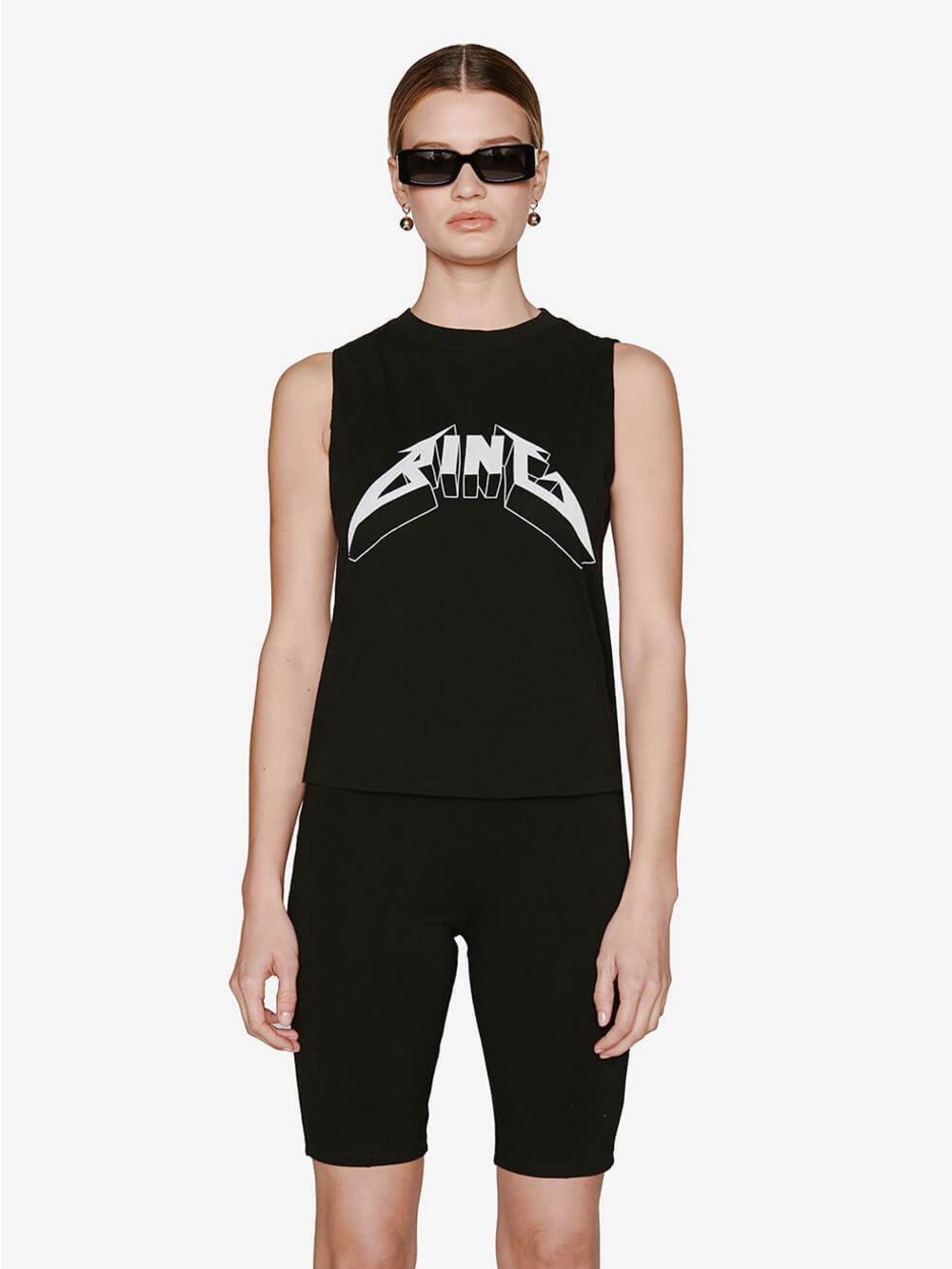 Anine Bing Lennon Tee Bing Size Small